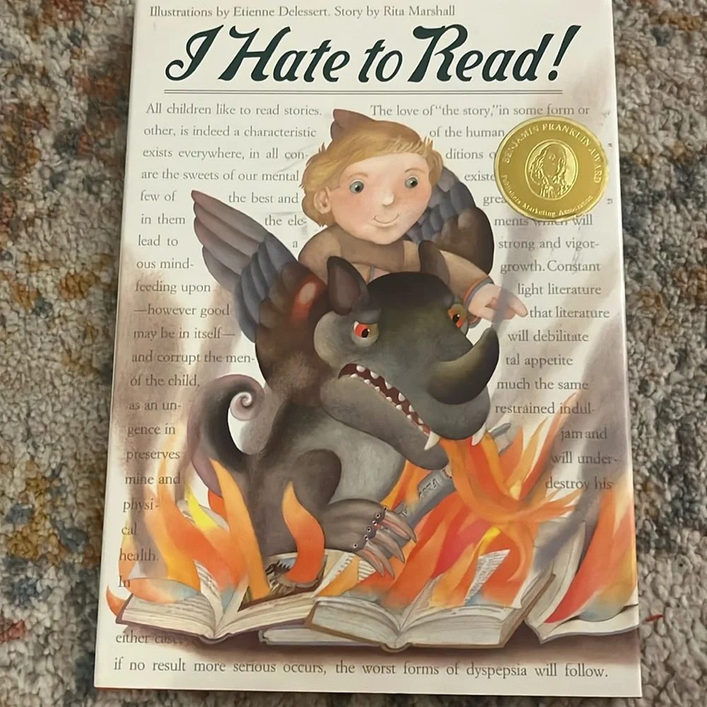 I Hate to Read! Hardcover – Picture Book, September 1, 1992 by Rita Marshall